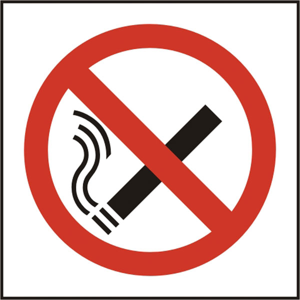 NO SMOKING SYMBOL SIGN - BSS11840